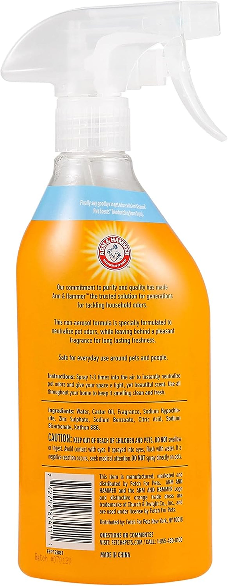 for Pets Air Care Pet Scents Room Spray | Air Freshener Spray for Pet Odors in the Home, Fresh Breeze Scent, 18 Oz Refreshing Air Spray for Pet Smells