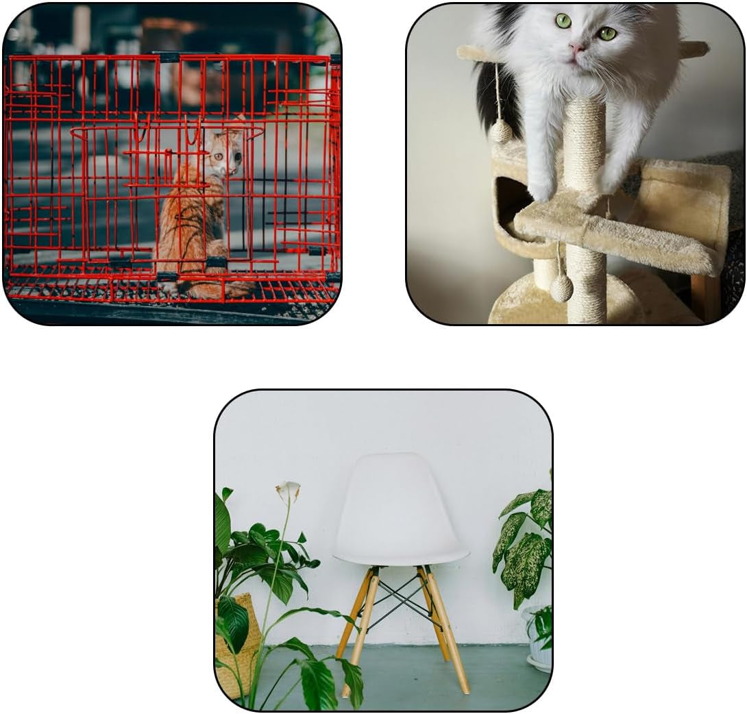 Cat Hammock for Cage Hanging ,Summer Breathable Coolness Oxford Cat Hammock Bed,With Straps and Metal Hooks Bed for Cats Small Dogs Rabbits