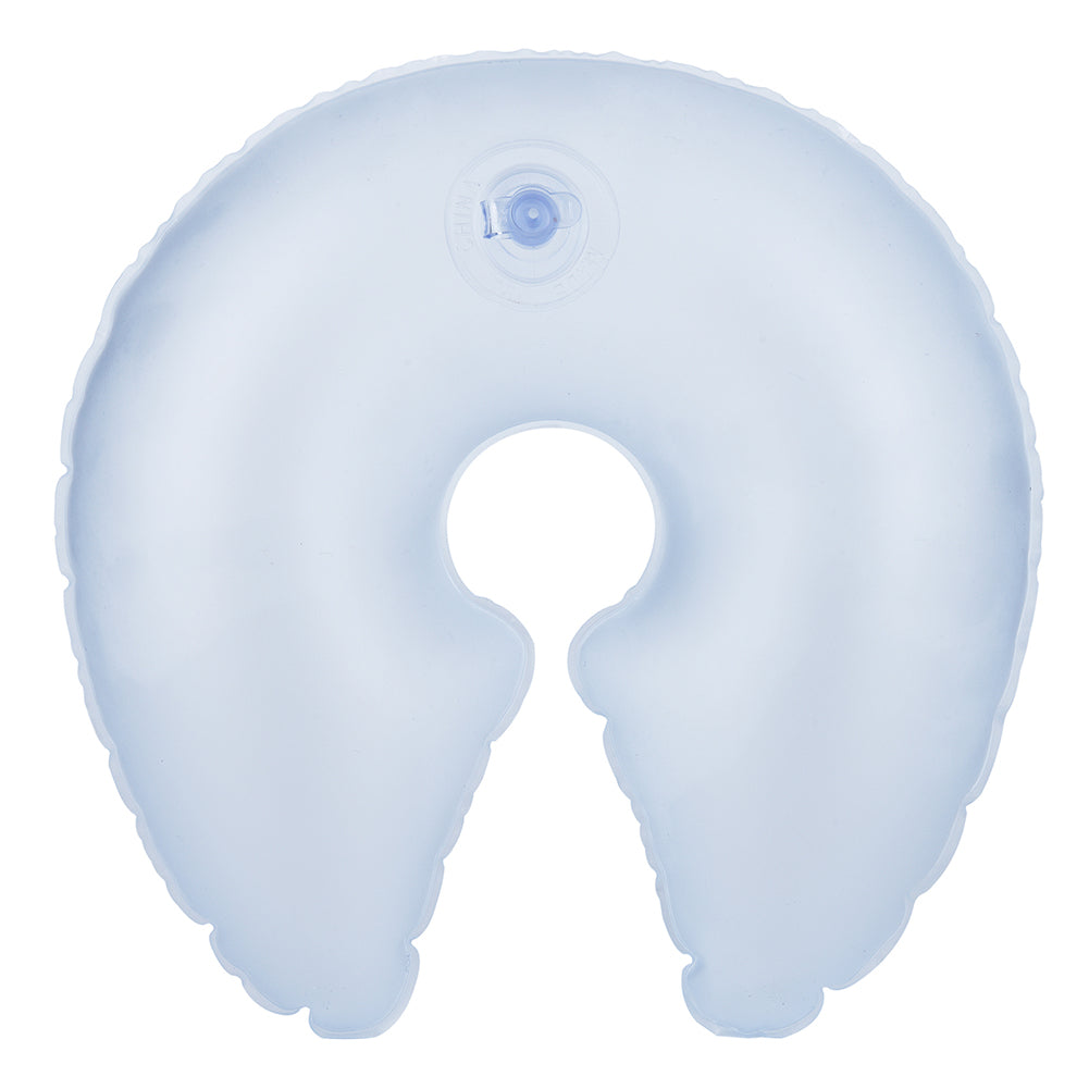 Protective Inflatable Collar for Dogs and Cats - Soft Pet Recovery Collar Does Not Block Vision E-Collar (M, Blue)