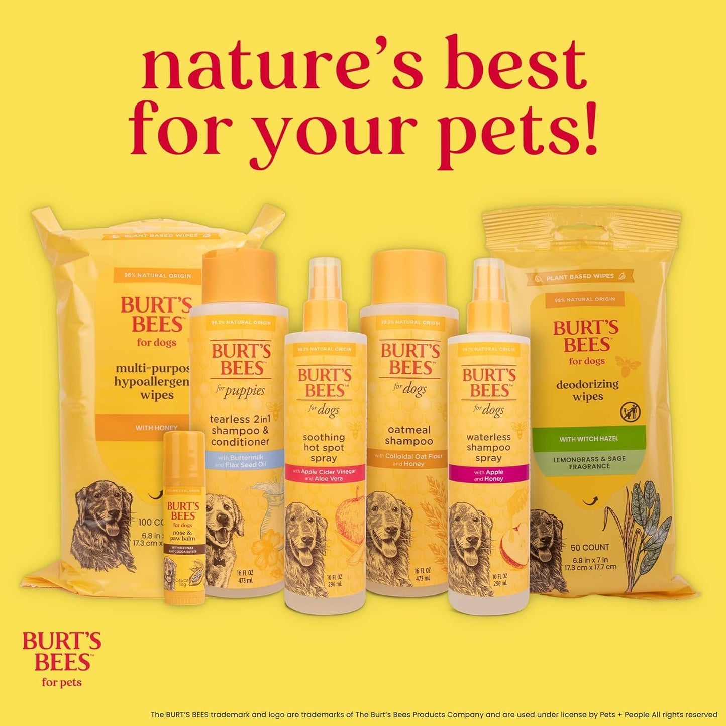 Dog Detangling Spray, Natural Leave-In Coat Detangler & Dog Deodorizing Grooming Spray with Lemon, Ph Balanced for Dogs, Paraben & Sulfate Free, 10 Fl Oz