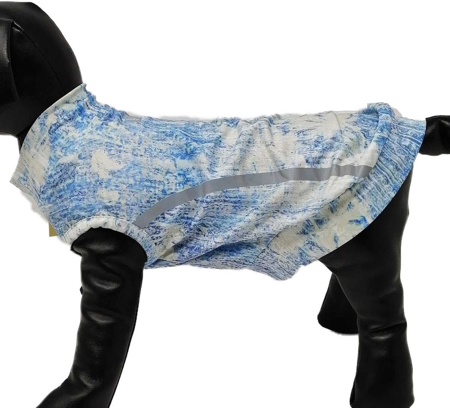 Cooling Dog Printed Sun Shield Vest | Light Weight Pet Summer Clothing | Sleeveless Shirt UV Protection for Small, Medium and Large Dogs (10)