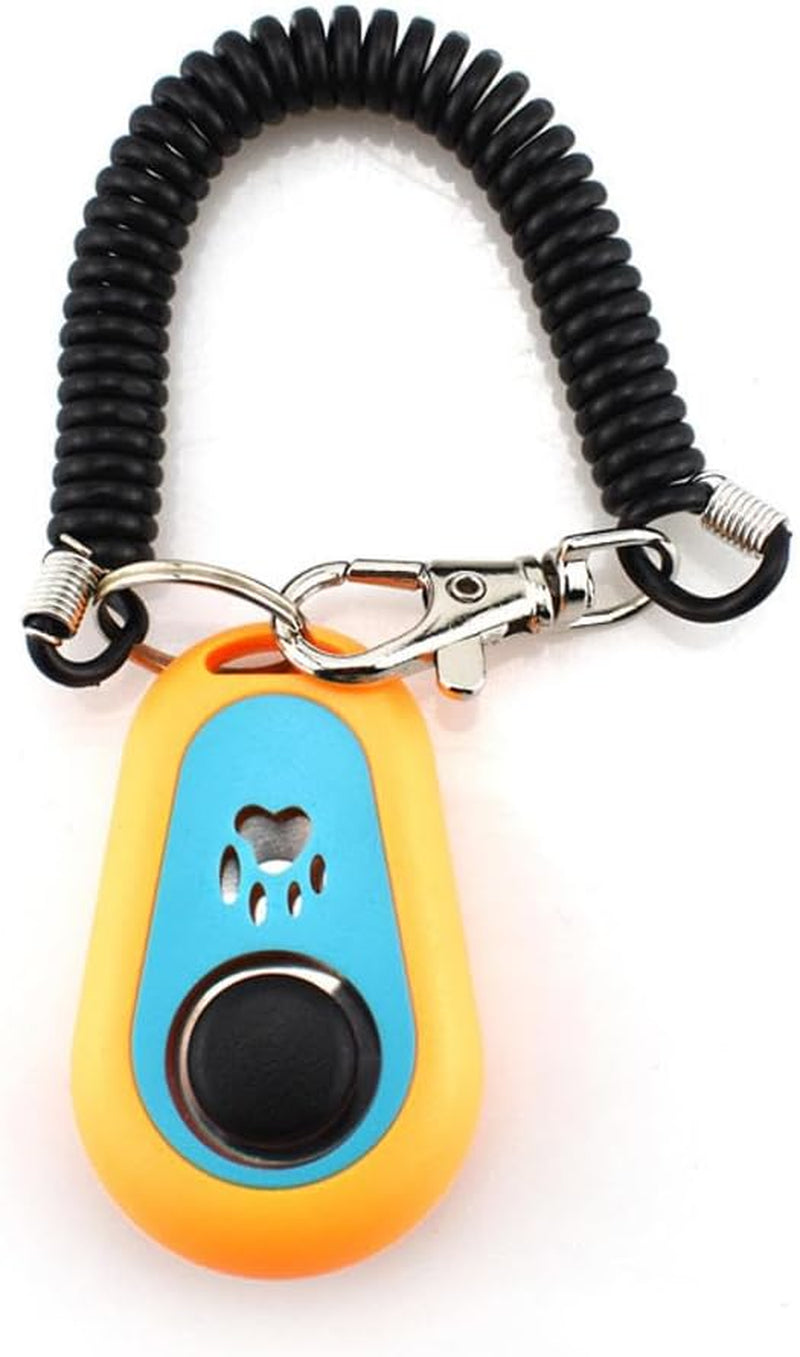 Pet Training Clicker with 6 Pack for Dogs/Cats/Horses/Birds or Other Animals - Clickers with Strap for Training