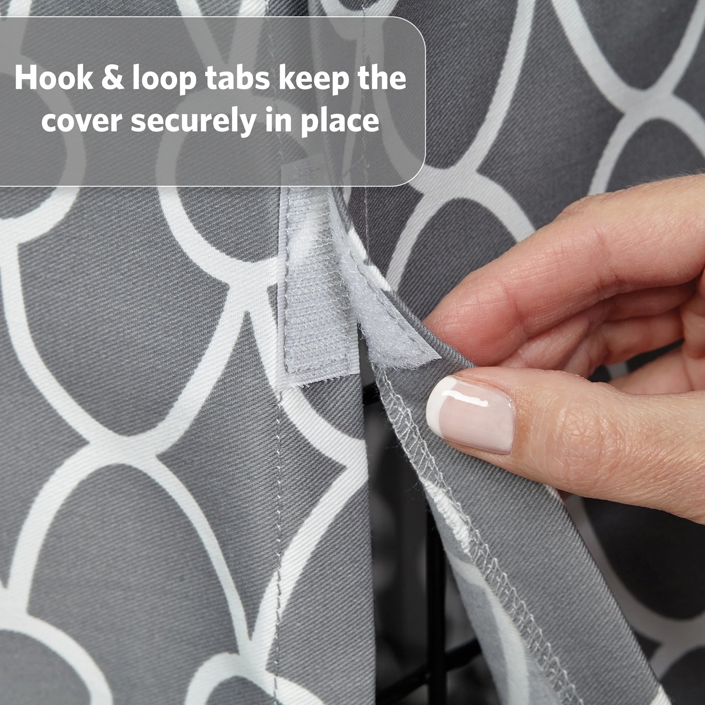 Midwest Homes for Pet Dog Crate Cover, Gray Geometric Pattern, 36"