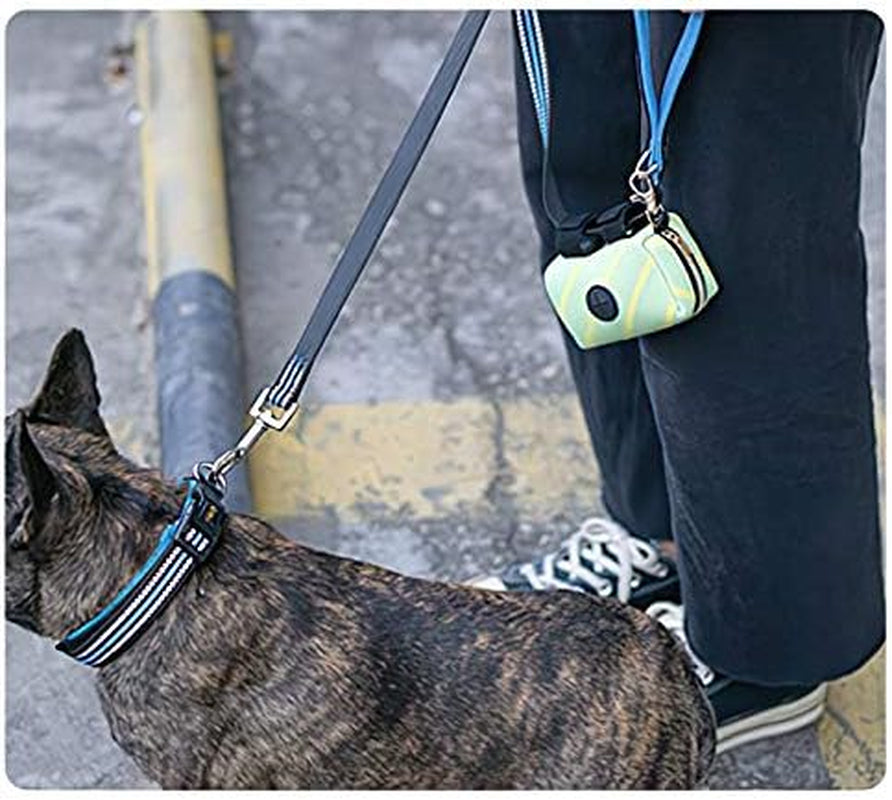 Dog Poop Bag Dispenser for Dog Leash,Cute Dog Poop Bag Holder for Leash (1 Oz),Dog Waste Bag Dispenser Outdoor (Green)