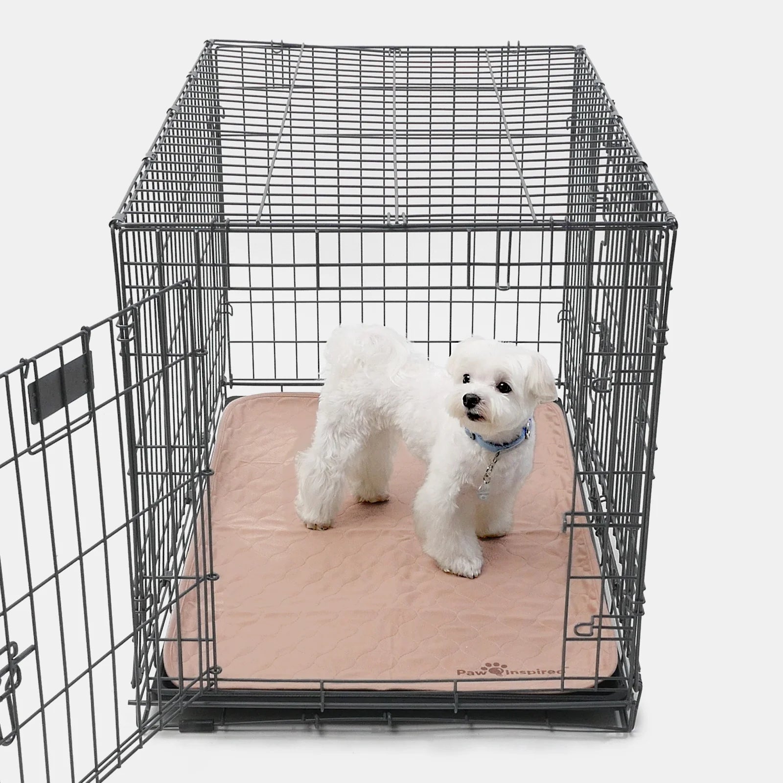 2Ct  Dog Crate Pads Mats Size 35X22” for Use with 36” Kennel and Crate | Washable Waterproof Dog Pee Pads