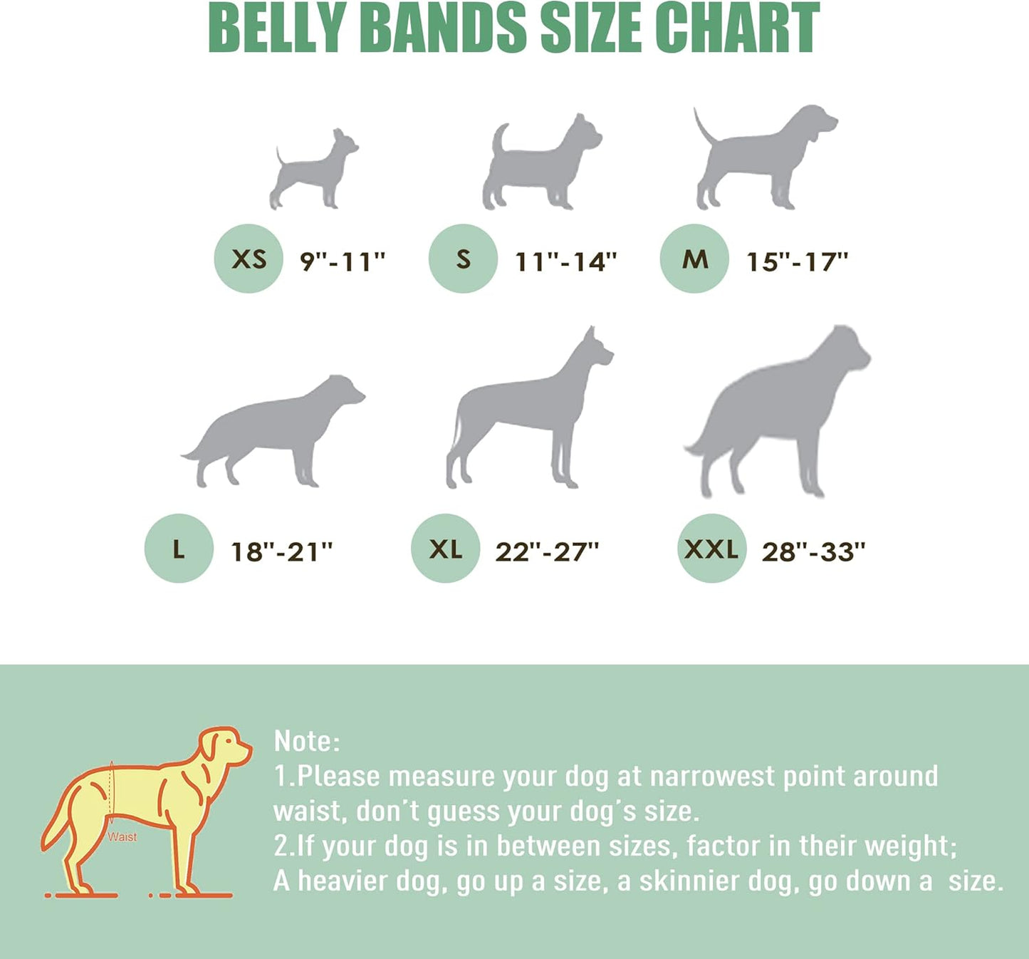 Washable Male Dog Belly Band (Stylish Pattern) - Dog Diapers Male - Washable Male Dog Belly Wrap, Dog Diapers Male (Blue, Green, Black Checkerboard, Small)