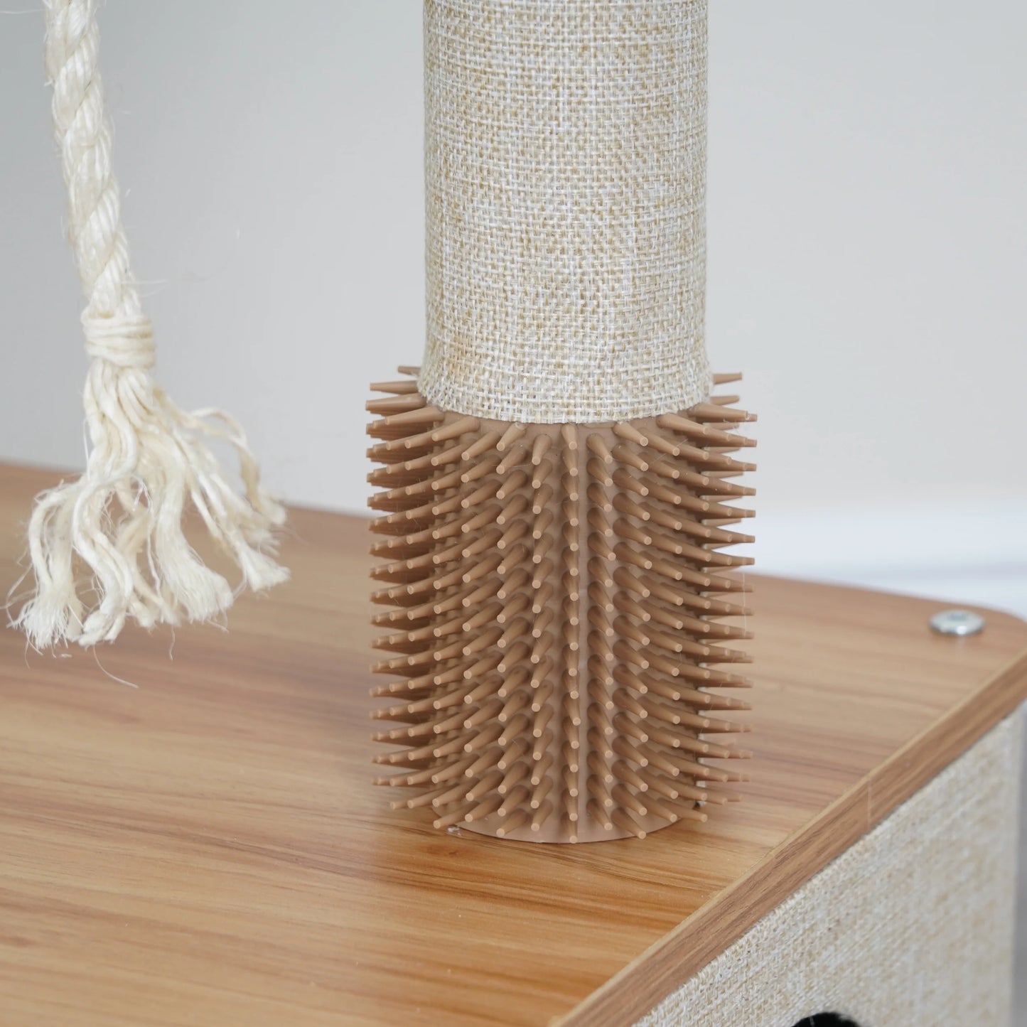 4-Level 46" Multi-Functional Cat Tree with Condo, Perch & Sisal Post, Beige