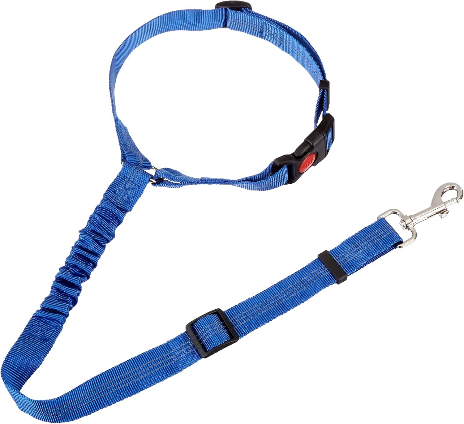 Dog Seat Belt, 2019 New Adjustable Dog Seat Belt Harness, Dog Vehicle Seat Belt, Car Headrest Restraint Pet Leash for Driving/Travel/Daily Use（Blue）