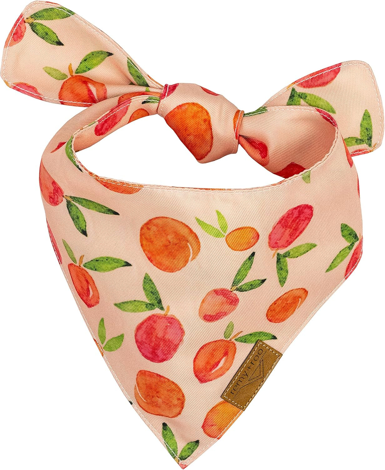 Extra Large Spring Dog Bandanas - 4 Pack Katherine Set | Premium Durable Adjustable Polyester Fabric Dog Scarfs | Patented Shape Girl Dog Bandana, Trendy Patterns, Floral Dog Bandana