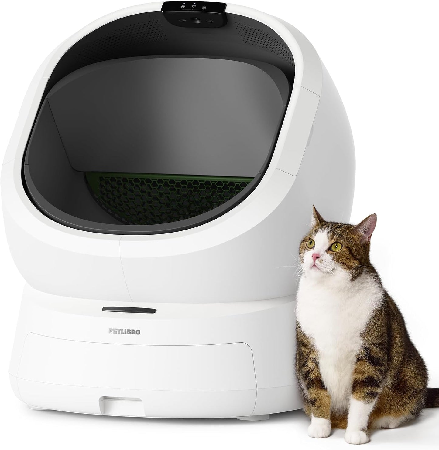 PETLIBRO Luma Automatic Cat Litter Box Ai-Camera Waste Analysis, Auto Odor-Control Self Cleaning Cat Litter Box, Open-Top Smart Robot with Multi-Cats Recognition