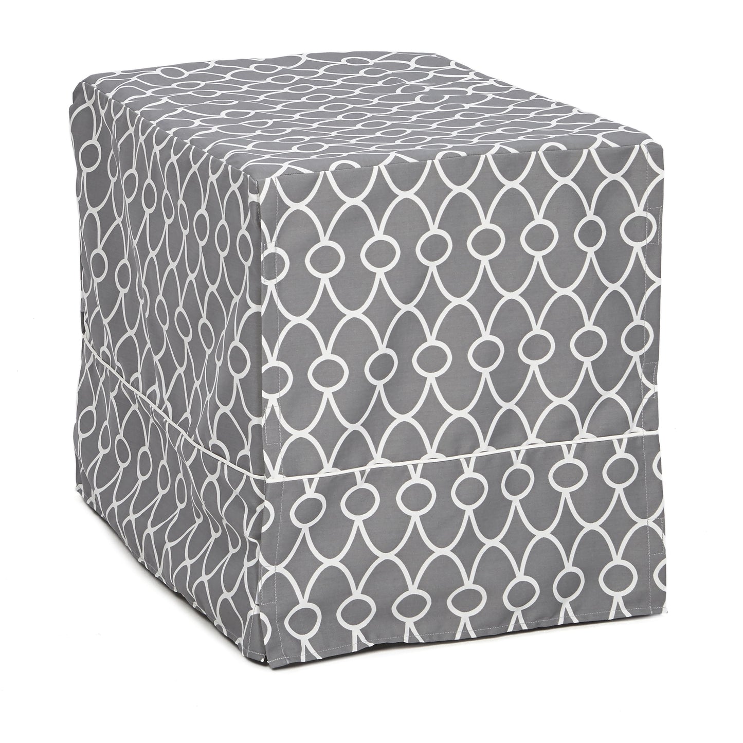 Midwest Homes for Pet Dog Crate Cover, Gray Geometric Pattern, 36"