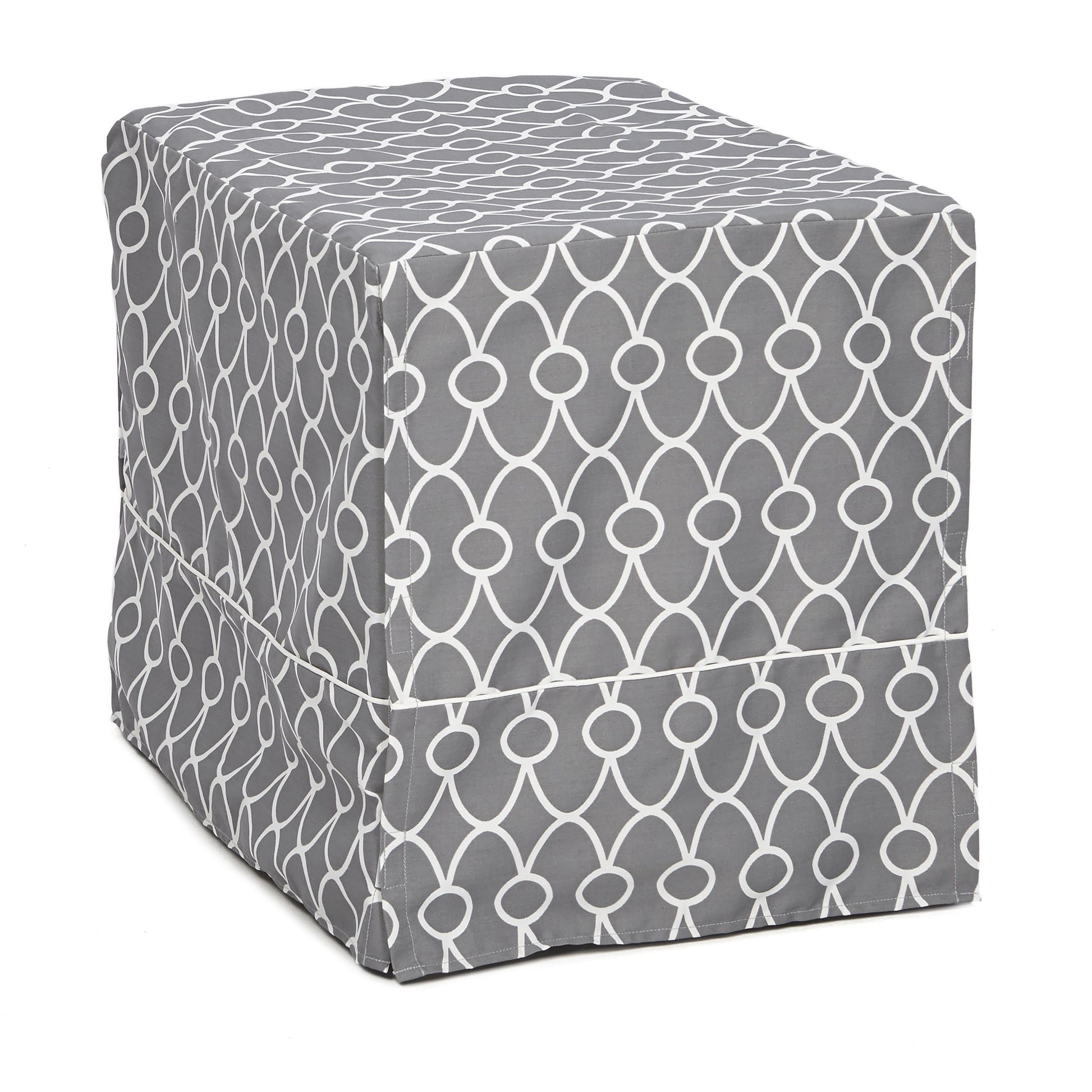 Midwest Homes for Pet Dog Crate Cover, Gray Geometric Pattern, 36"