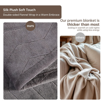 Heated Blanket Queen Size, Washable Heated Blanket Electric, Electric Blanket, Charcoal Gray, 84" X 90", Blanket Warmer Heating Blanket Heat Warming Blanket Electric Blanket Heater