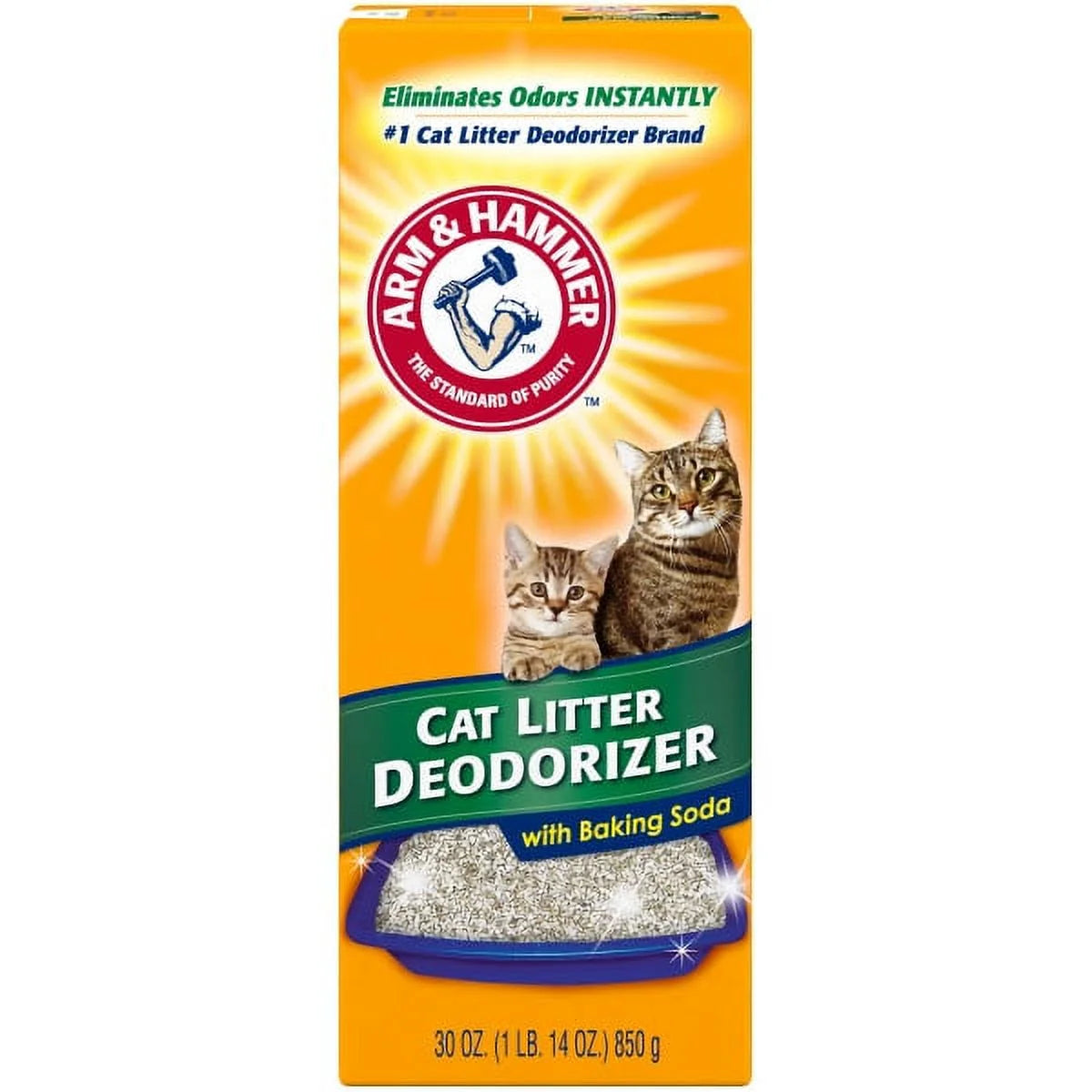 Cat Litter Deodorizer Powder, 30 Oz, Box