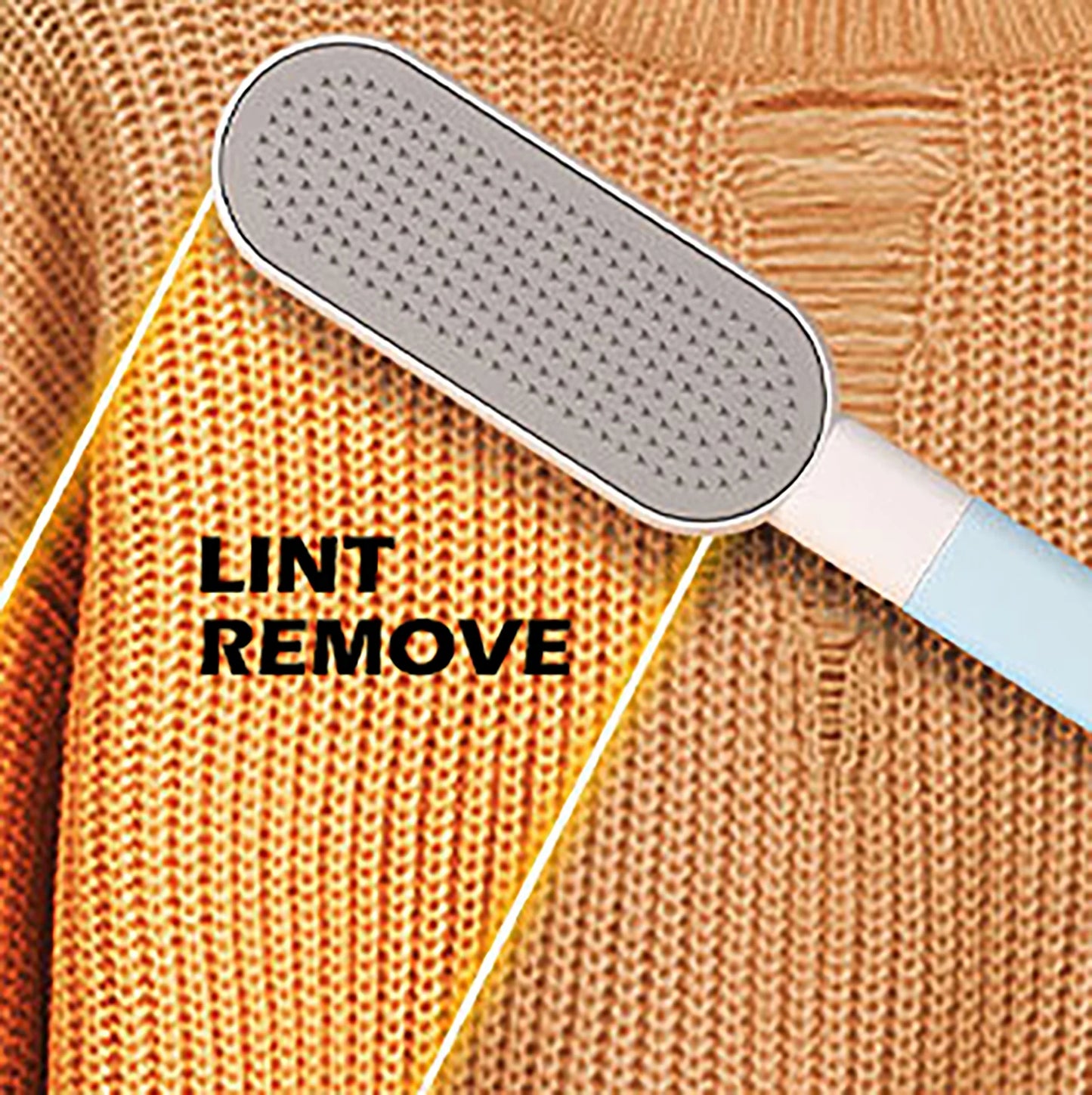 2PCS Reusable Pet Hair Remover Brushes - Travel Size Lint Brush for Clothes & Laundry, Cat Dog Fur Removal Tool (Pink)