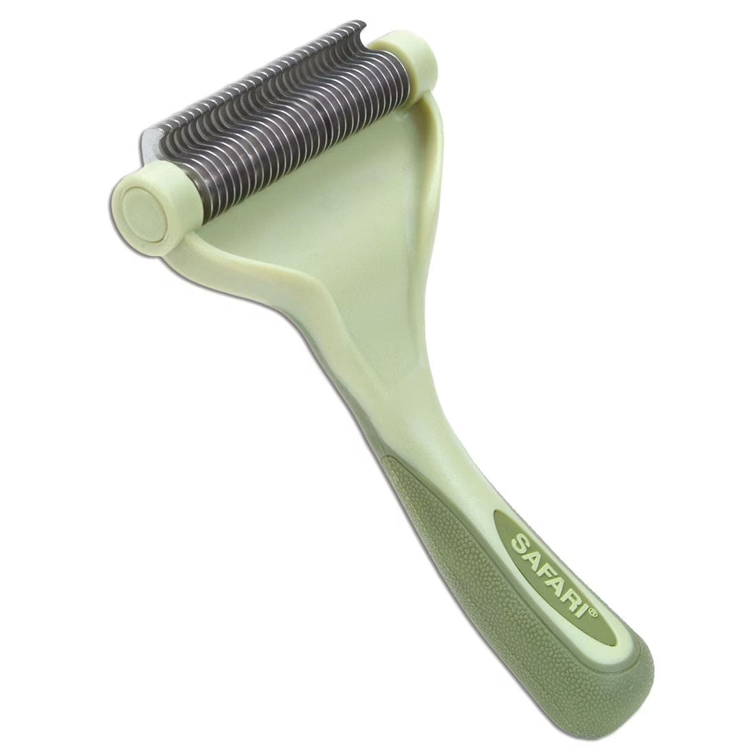 Safari Shed Magic Deshedding Tool for Dogs with Medium to Long Hair - Deshedding & Detangling Dog Brush - Small