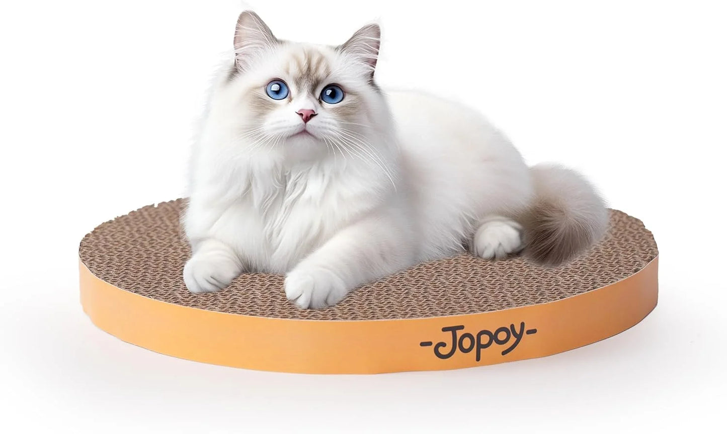 Reversible Cardboard Cat Scratching Replacement Pad Set with 1/2 Reversible Pads & Cat Scratching Pads, 2 Count